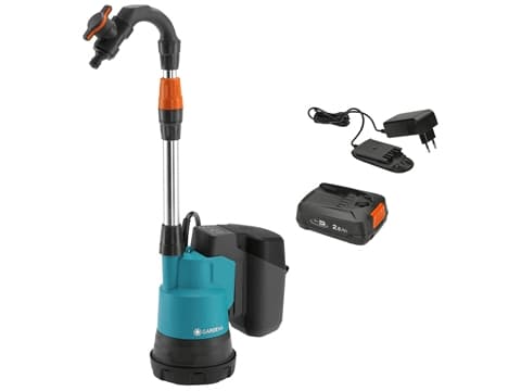 Gardena 14602-55, Batteri, 2 stang, 2000 l/t, Sort, Blå, Oransje