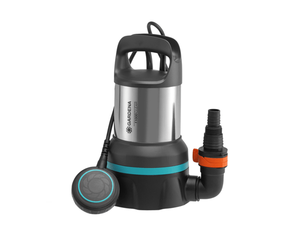 Gardena 9032-20, 450 W, AC, 0,7 stang, 11000 l/t, IPX8, Sort, Sølv