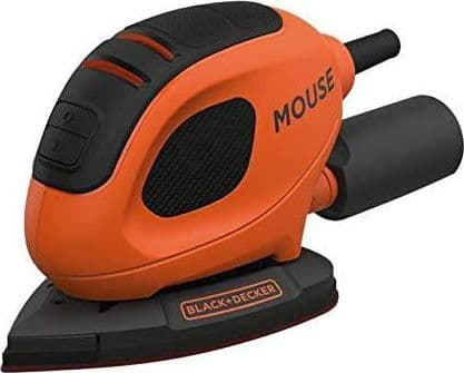 Black & Decker BEW230, Detaljsliper, Detalj, Orbital, Sort, Oransje, Plast, Gummi, 11000 RPM, 76 dB