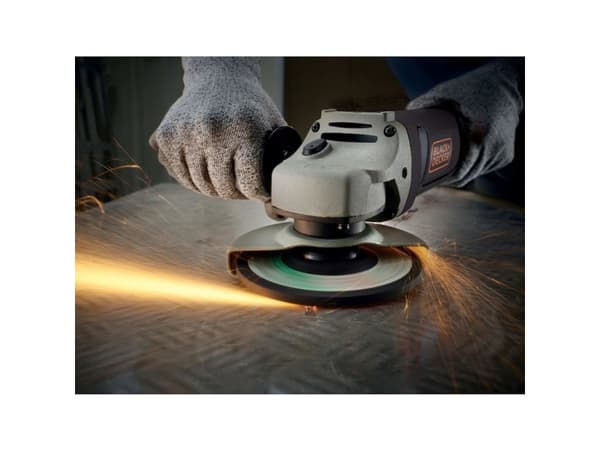 BLACK+DECKER KG1202K - Vinkelsliper - 1200 W - 125 mm