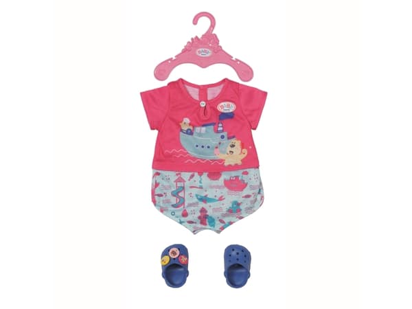 BABY born Bath Pyjamas with Shoes, Dukkeklessett, 3 år, 131 g