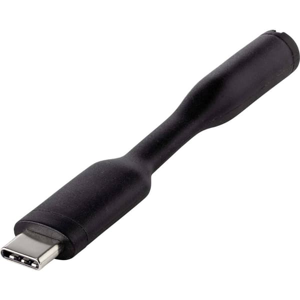 Renkforce Audio Adapterkabel [1x USB-C® hane - 1x 3.5 mm guldkontakt hona] 8.00 cm Flexibel