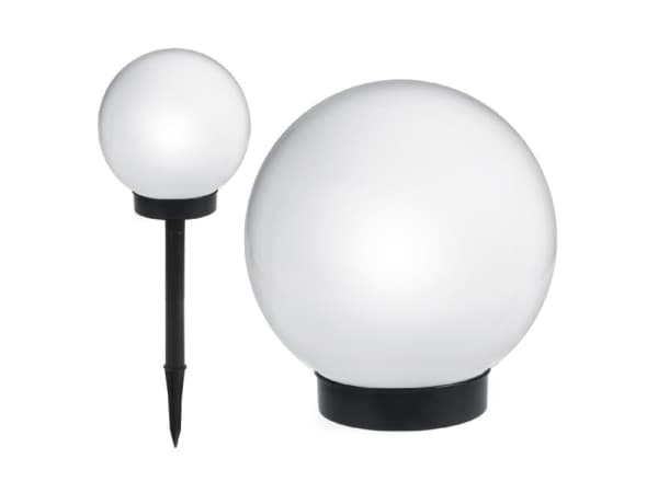 Greenblue 46580, Utomhus pelar-/stolpbelysning, Svart, Vit, IP44, Camping, Trädgård, Terass, Golvmontering, Dag-/nattsensor