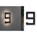 Miniatyrbild 1 av 4: Paulmann 79850 Solcells-husnummerbelysning 0.20 W Varmvit Svart