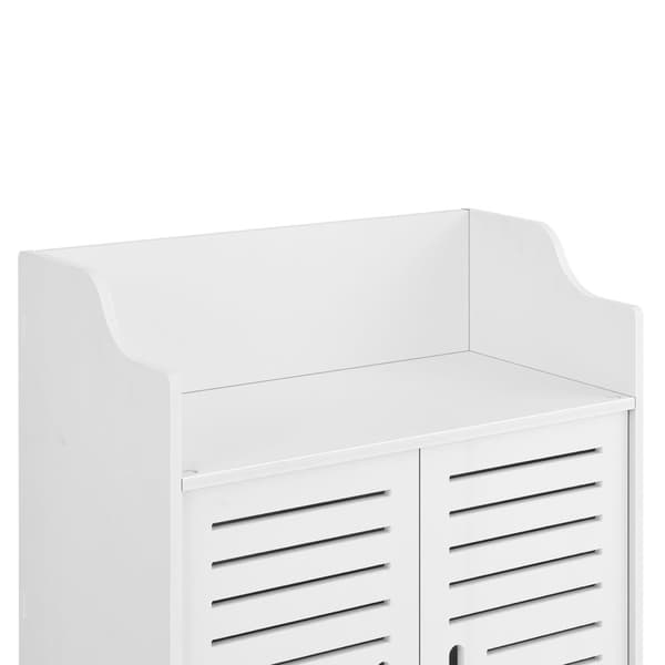 [en.casa] Badrumsskåp Trosa-62x45x25cm-WPC-vit