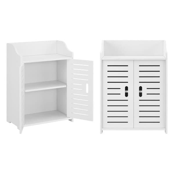 [en.casa] Badrumsskåp Trosa-62x45x25cm-WPC-vit