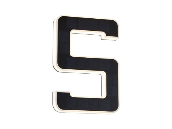 Paulmann 798.46, Utendørs veggbelysning, Sort, Plast, IP44, Gatenavn, III Sort