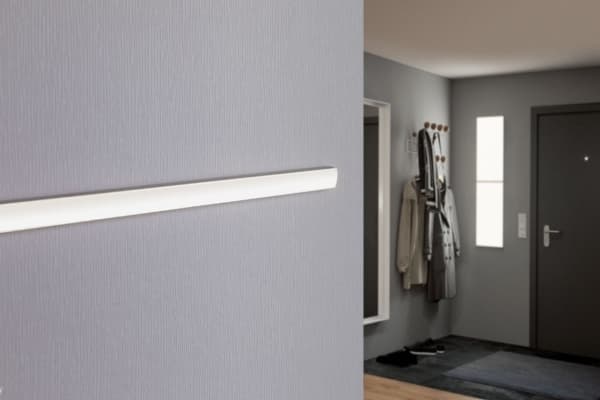 Paulmann 70517, Profil, Gjuten aluminium, Vit, Gjuten aluminium, Plast, 1000 mm, 17 mm, 9 mm