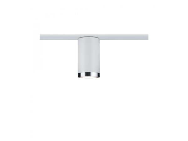 Paulmann 96963, Skena för spotlight, GU10, 1 lampor, LED, 10 W, Krom, Vit Krom, Vit