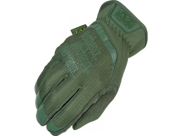 Mechanix Wear Gloves Mechanix FastFit® Olive Drab, grønn størrelse 11/XL. Rynket mansjett, kunstskinn, TrekDry®