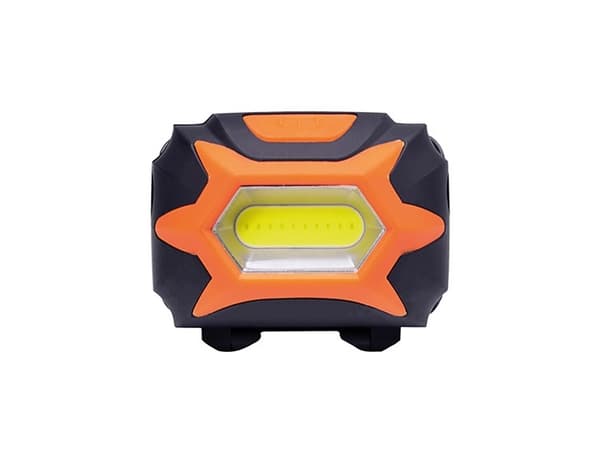 Solight WH25, Taskulamppu otsanauhalla, Musta, Oranssi, Muovi, IP44, COB LED, 1 lamppua