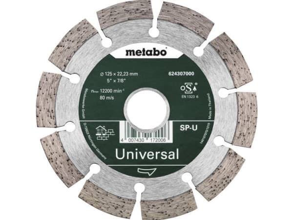 Metabo 624296000 Diamantskæreskive Diameter 125 mm 1 stk