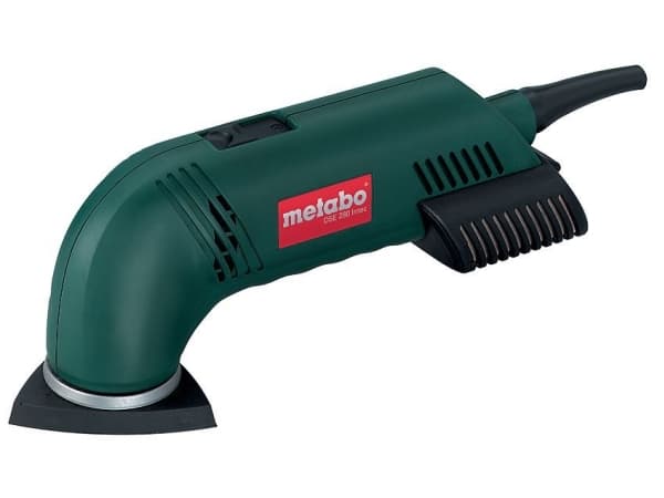 Metabo DSE 280 Intec, vibrerende slipemaskin, borrelås, 22000 rpm, 14000 OPM, 22000 OPM, 1,8 mm