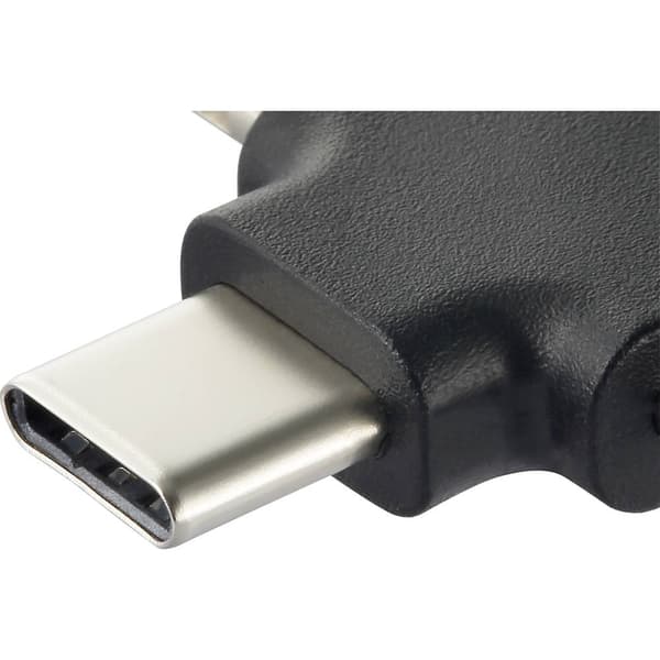 Sygonix SY-4547666 Mellankontakt med usb 2-polig Vit, Svart