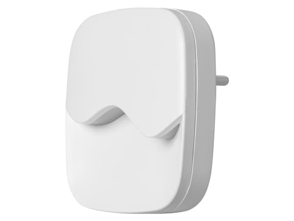 LEDVANCE Lunetta Wave White, Kytkettävä yövalo, Valkoinen, ABS, Polykarbonaatti (PC), Lämmin valkoinen, IP20, II