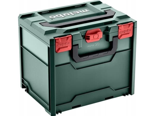Metabo 626888000, Verktøykasse (hard), Akrylonitril-butadien-styren (ABS), Grønn, Rød, 31 l, 125 kg, 396 mm