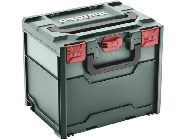 Metabo 626888000, Verktøykasse (hard), Akrylonitril-butadien-styren (ABS), Grønn, Rød, 31 l, 125 kg, 396 mm
