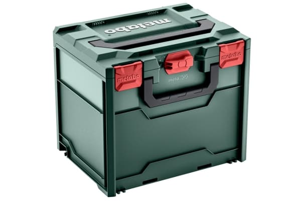 Metabo 626888000, Verktøykasse (hard), Akrylonitril-butadien-styren (ABS), Grønn, Rød, 31 l, 125 kg, 396 mm