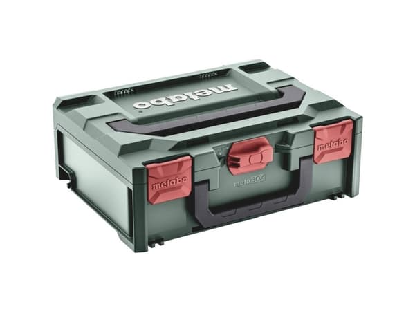 Metabo 626883000, Hård verktygslåda, akrylnitrilbutadienstyren, grön, röd, 11.2 L, 125 kg, 396 mm