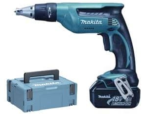 Makita DFS451RFJ, Elektrisk skrutrekker, Pistolhåndtak, 1/4", Sort, Blå, 4000 RPM, 4 mm