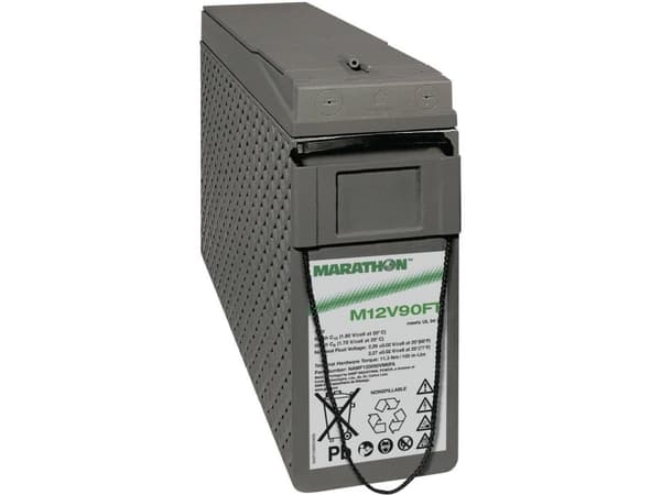 GNB Marathon EXIM12V90FTV0 Blybatteri 12 V 86 Ah Blyfleece (B x H x T) 105 x 270 x 395 mm M6 skruetilslutning Vedligeholdelsesfri