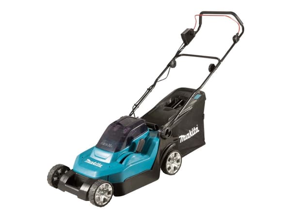 Makita DLM382PT2, Työnnettävä ruohonleikkuri, 560 m², 38 cm, 2 cm, 7,5 cm, Leikkuuterät