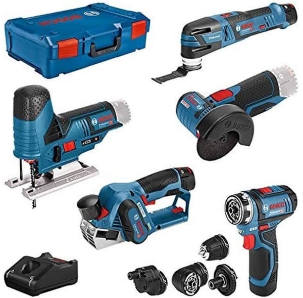 Bosch VÆRKTØJSSÆT 12V GSR/GOP/GHO/GWS/GST 3GBA