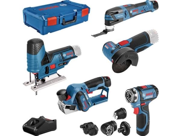 Bosch VÆRKTØJSSÆT 12V GSR/GOP/GHO/GWS/GST 3GBA