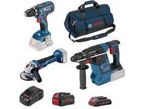 Bosch AKKUSÆT 18V GSR/GWS/GBH 4&8AH PC TASKE