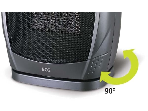 ECG KT 10, 1,46 m, lattia, musta, 1500 W, 750 W, 50 dB
