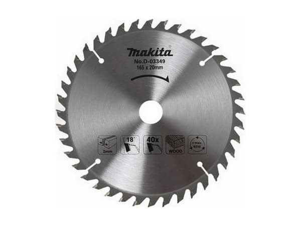 Makita D-03349, Trä, 16,5 cm, 2 cm, 2 mm, Makita, 18°
