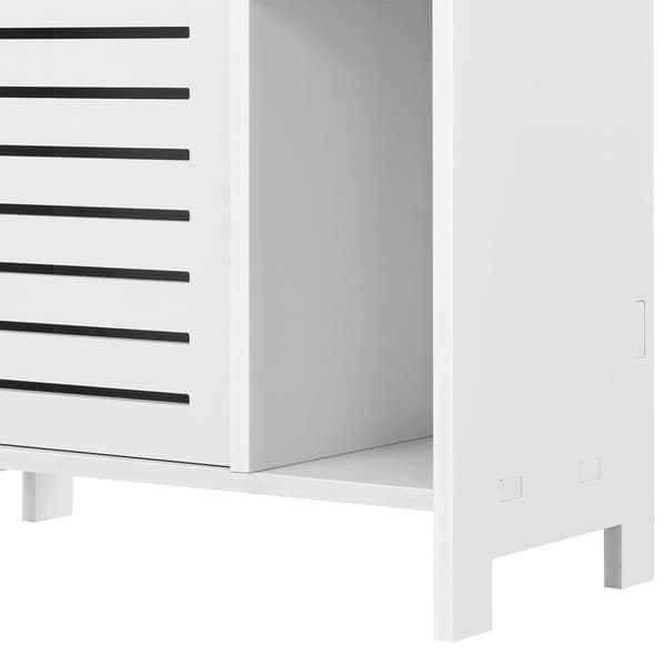 [en.casa] Badrumsskåp Vansbro-96x48x24cm-WPC-vit