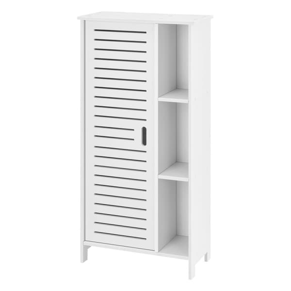 [en.casa] Badrumsskåp Vansbro-96x48x24cm-WPC-vit