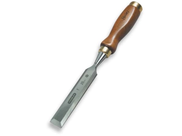 Stanley 2-16-384, Carving chisel, Bevelled edge, Wood, Metal, Wood, 6 mm