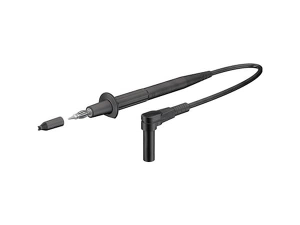 Stäubli XPF-484 Säkerhetstestledning [4mm säkerhetskontakt - 4mm säkerhetskontakt] 1,50 m Svart 1 st