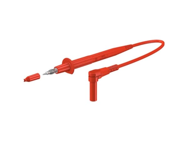 Stäubli XPF-484 Sikkerhedsprøveledning [4mm sikkerhedsstik - 4mm sikkerhedsstik] 1.50 m Rød 1 stk