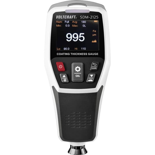 VOLTCRAFT SDM-2125 Skikttjockleksmätare 0 - 1250 µm
