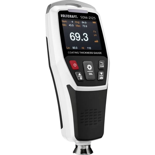 VOLTCRAFT SDM-2125 Skikttjockleksmätare 0 - 1250 µm