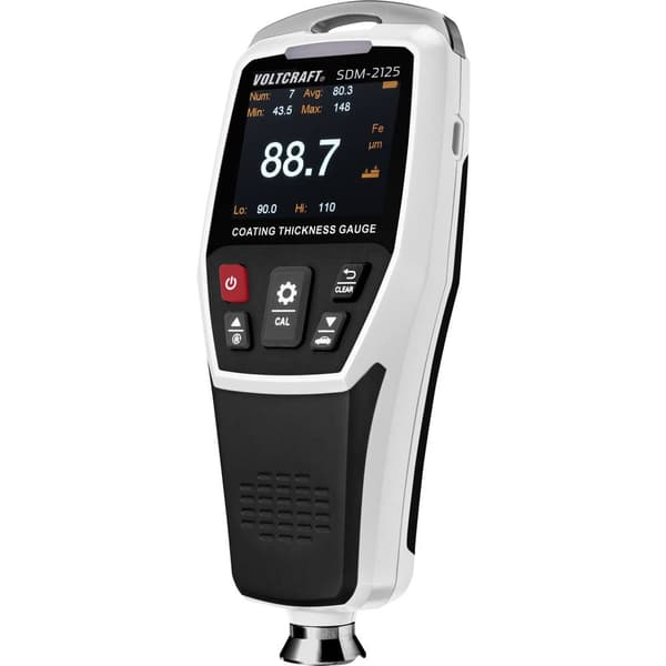 VOLTCRAFT SDM-2125 Skikttjockleksmätare 0 - 1250 µm
