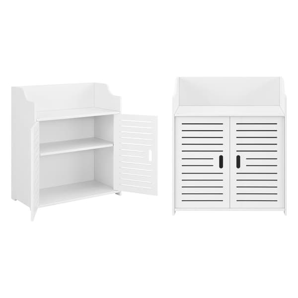 [en.casa] Badrumsskåp Trosa-72x60x32cm-WPC-vit