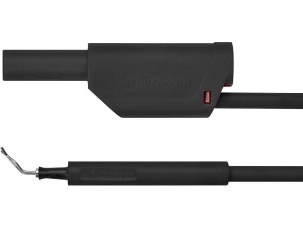 Schützinger AL 8321 / ZPK / 1 / 100 / SW Adapterledning [Kontakt 4 mm - Testspets] Svart 1 st