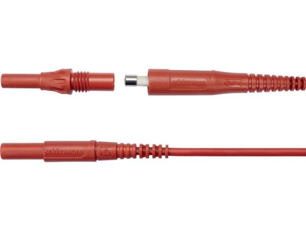 Schützinger SET 7690 / MSFK B441 / 1.6A Testledningssats [kontakt 4 mm - kontakt 4 mm] 1 set
