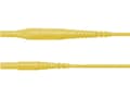 Pikkukuva 1 / 2: Schützinger MSFK B441 / 1 / 100 / GE Prøveledning [Stik 4 mm - Stik 4 mm] Gul 1 stk