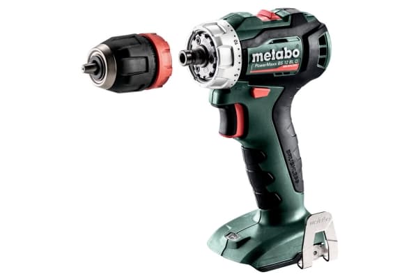 Metabo BS 12 BL Q, Boremaskin med pistolgrep, Nøkkelløs, 1 cm, 1650 RPM, 2,5 cm, 1 cm