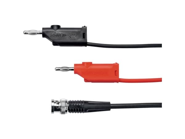 Schützinger KO 89-58 / 100 / SW BNC-prøveledning 100.00 cm Sort
