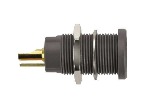 Schützinger DI KBU 7992 L Au / SW Kelvin-indbygnings-bøsning Sort 1 stk