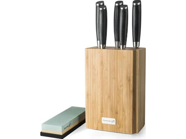 Knivsett i stativ G21 Gourmet Damaskus 6002216, 5 stk