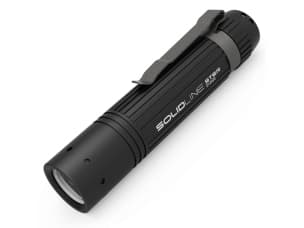 Solidline ST6R flashlight musta