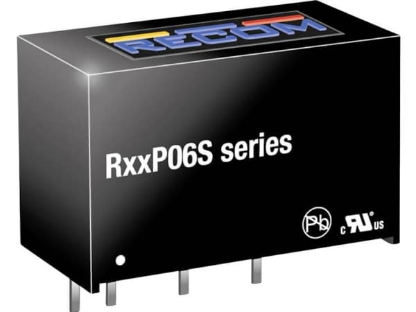 RECOM R12P06S DC/DC-omvandlare, tryck 167 mA 1 W Antal utgångar: 1 x