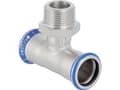 Pikkukuva 1 / 5: Mapress ruostumaton T-kappale ulkokierteellä: d=22 mm, R=3/4", d1=22 mm